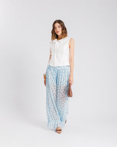 Pantaloni morbidi a pois - U70619