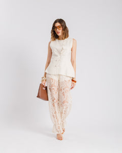 Pantaloni ballon in pizzo - U27637