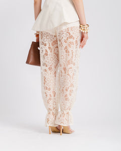 Pantaloni ballon in pizzo - U27637