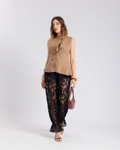 Pantaloni ballon in pizzo - U27637