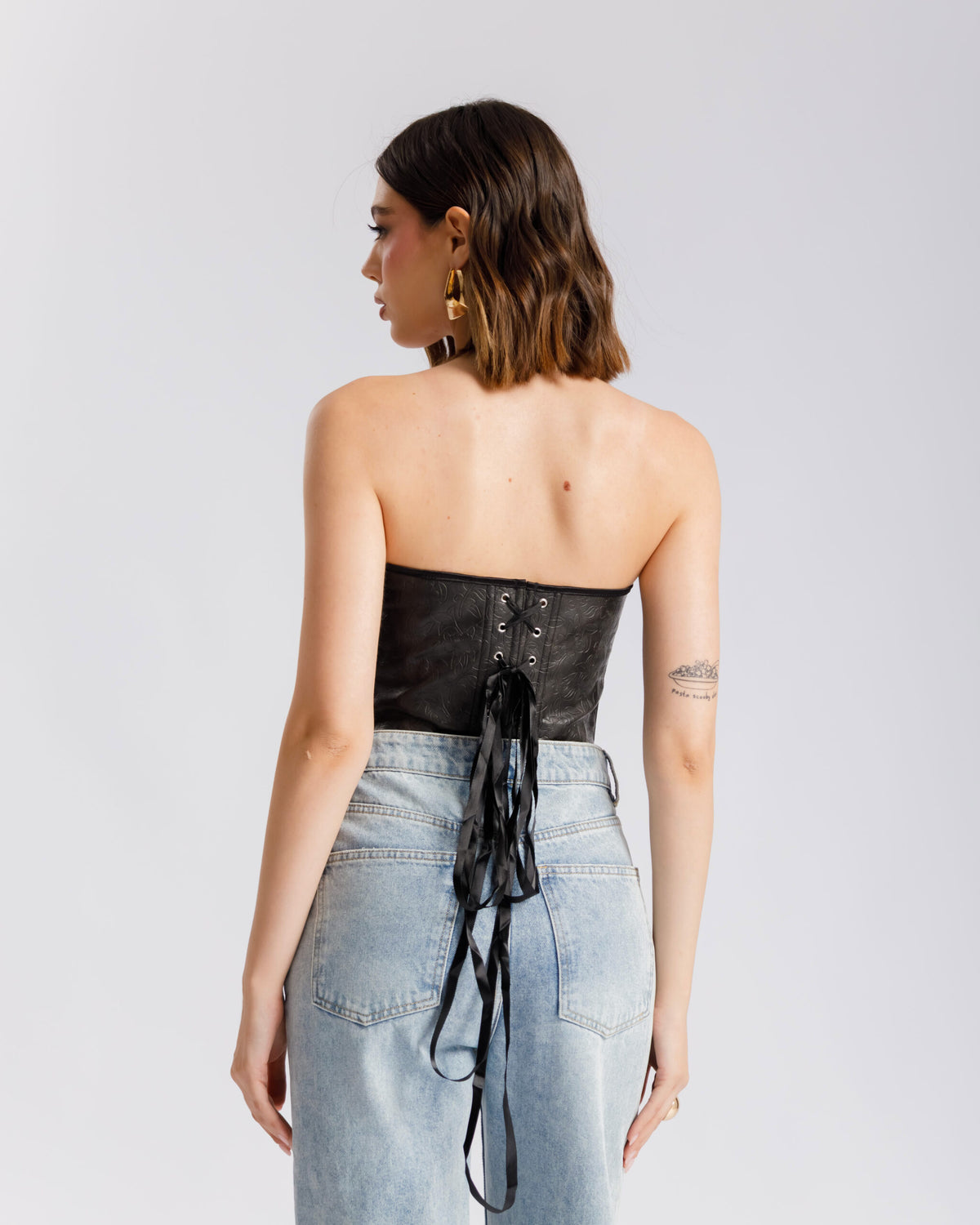 Corsetto in finta pelle - JM22807