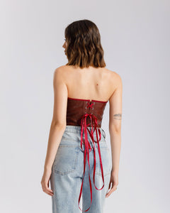 Corsetto in finta pelle - JM22807