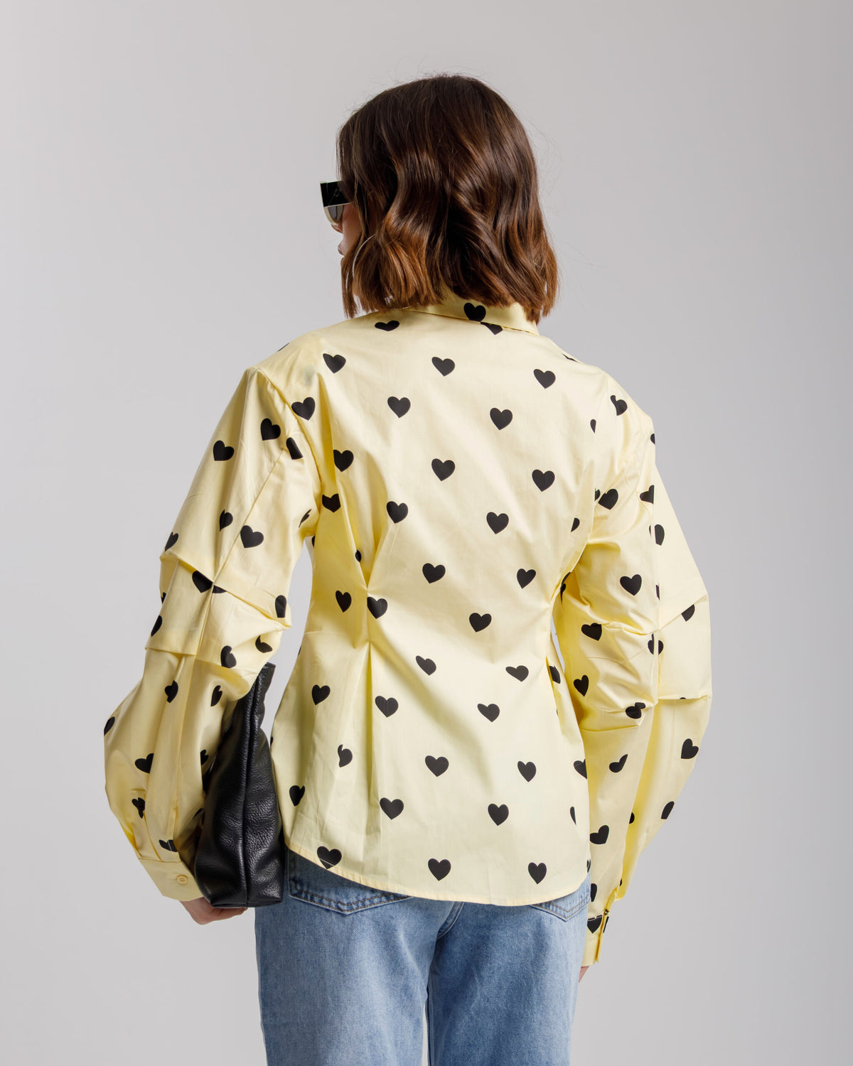 Camicia in cotone con cuori - H13782