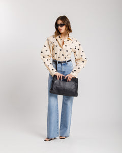 Camicia in cotone con cuori - H13782