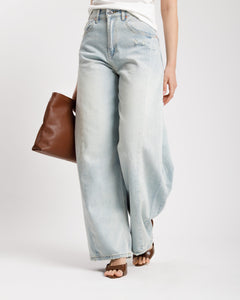 Jeans ballon impunture - H5320