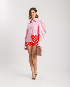 Camicia volume in cotone - H13575