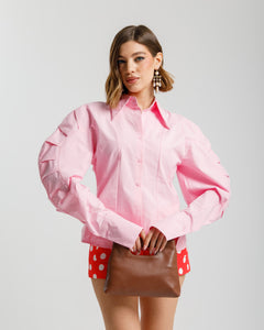 Camicia volume in cotone - H13575
