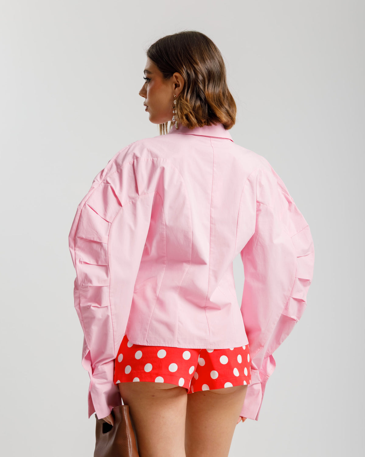 Camicia volume in cotone - H13575