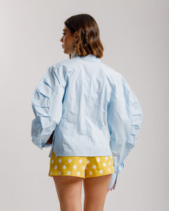 Camicia volume in cotone - H13575