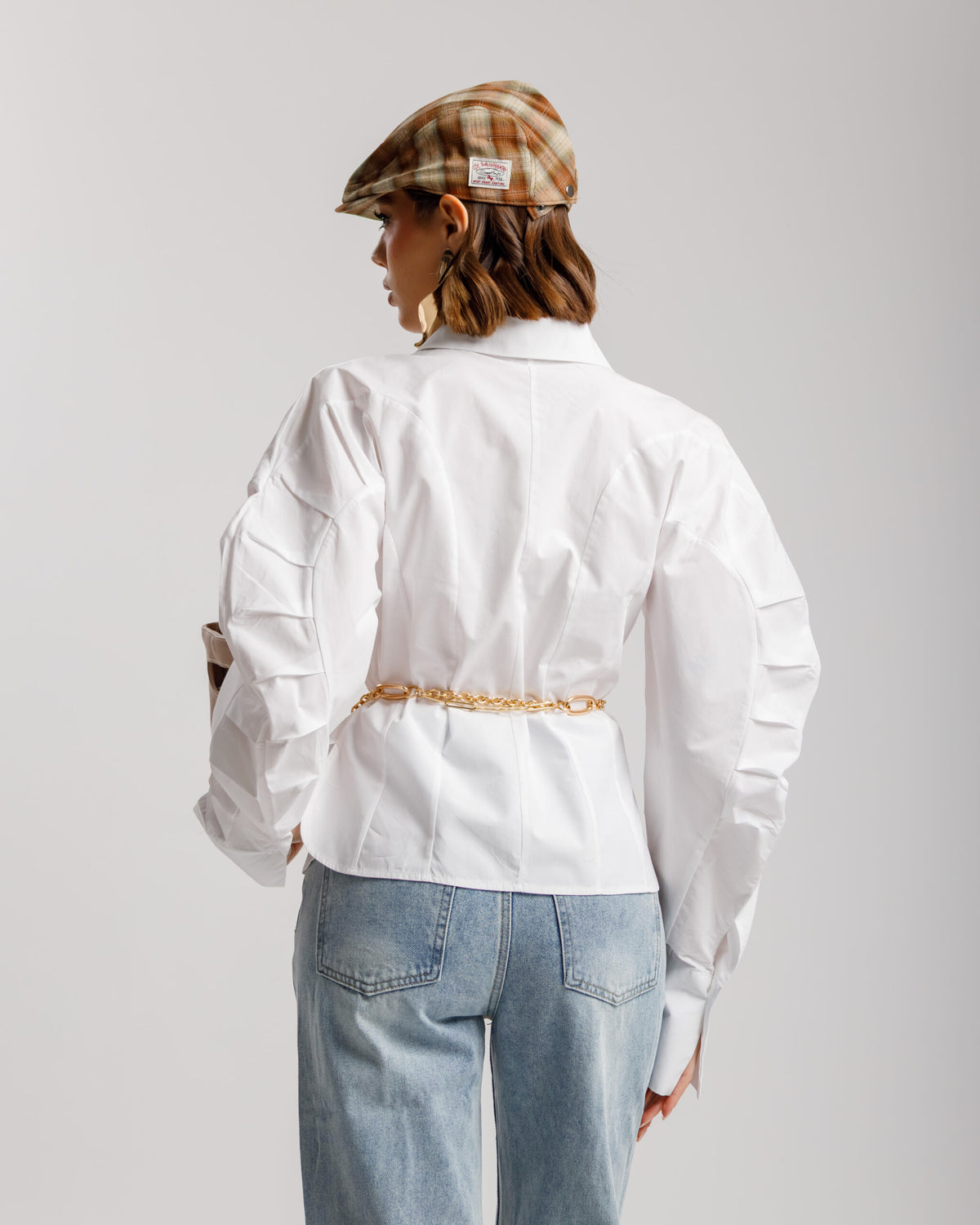 Camicia volume in cotone - H13575
