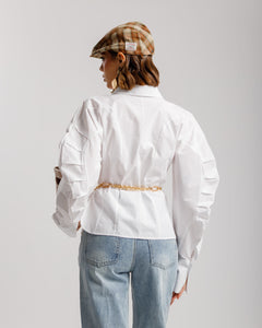 Camicia volume in cotone - H13575