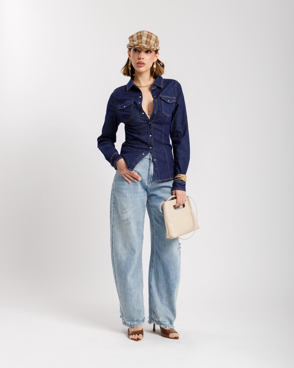 Camicia in denim - S5763
