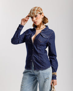 Camicia in denim - S5763