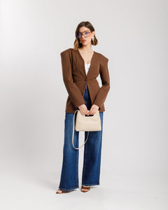 Jeans vita media palazzo - H5198
