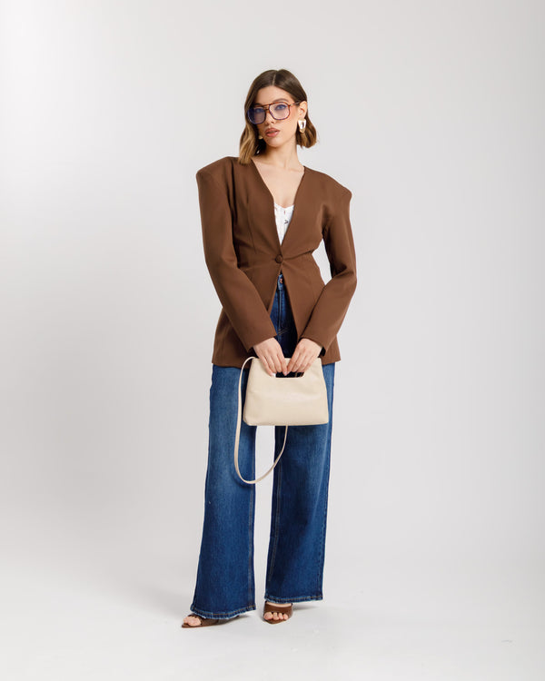 Jeans vita media palazzo - H5198