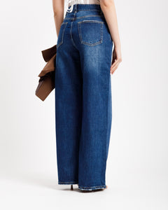 Jeans vita media palazzo - H5198