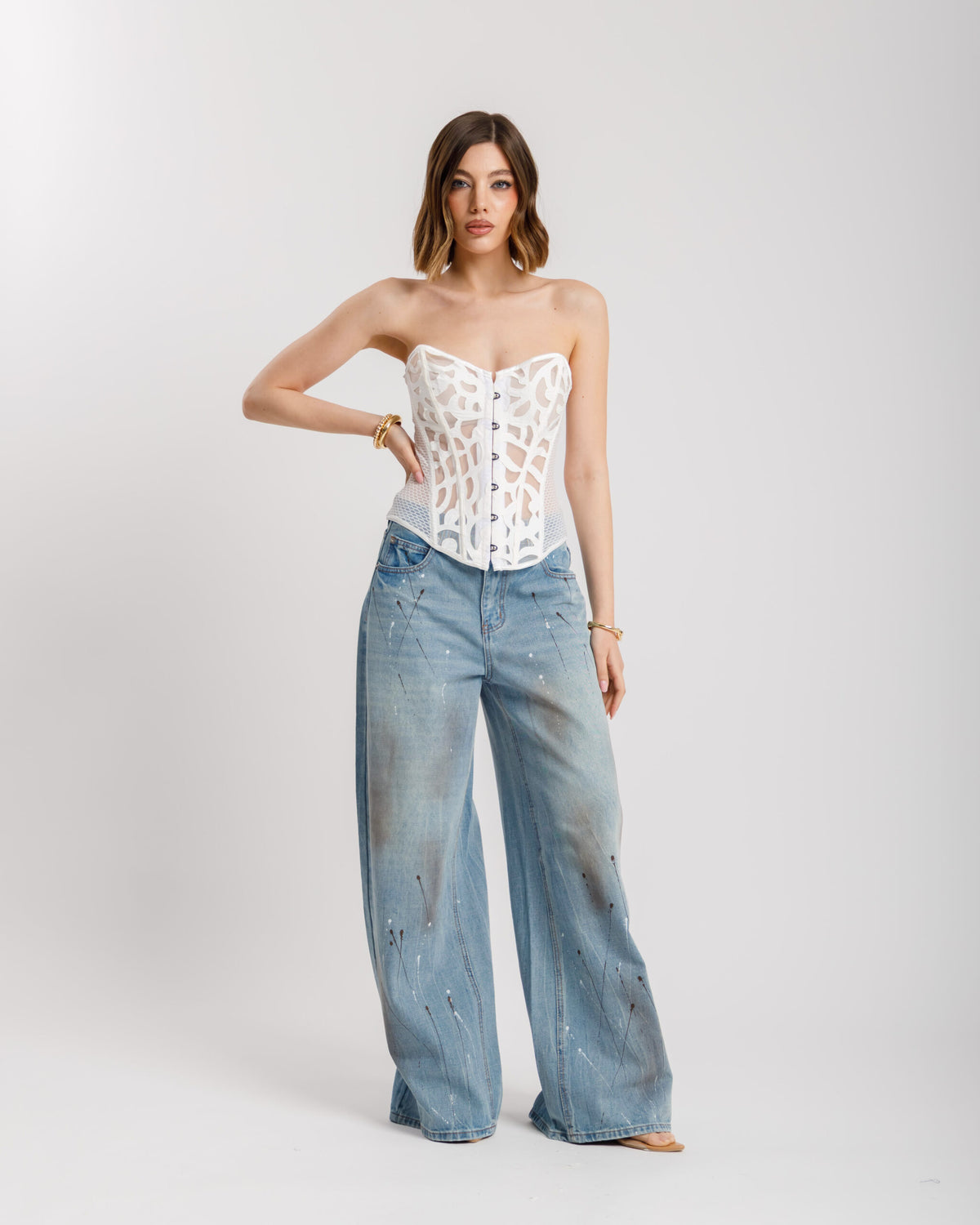 Corsetto con trasparenza - ST13795
