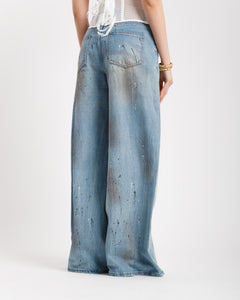 Jeans baggy paint - P13512