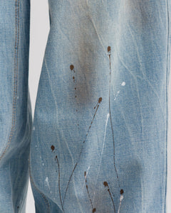 Jeans baggy paint - P13512