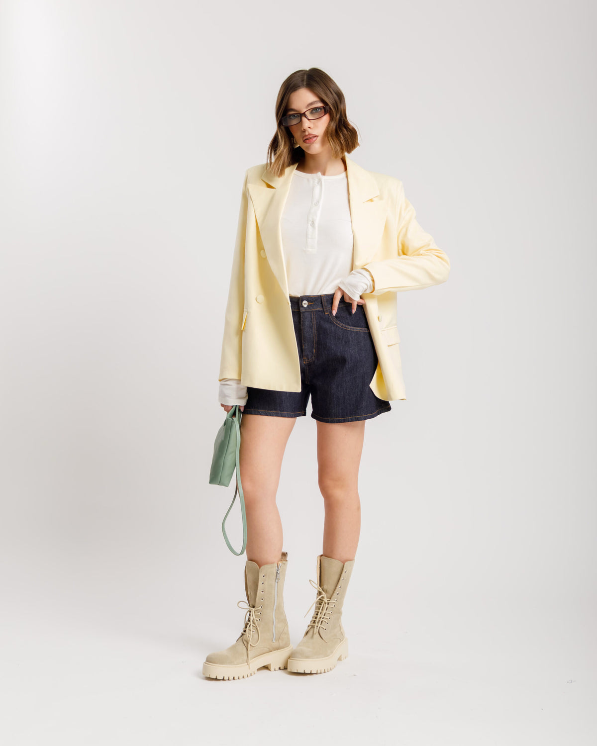 Shorts denim BLU SCURO - F32521