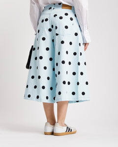 Bermuda in denim pois - P13735