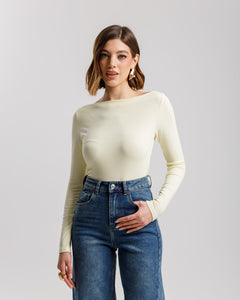Maglia basic con scollo - 5612