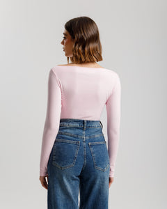Maglia basic con scollo - 5612