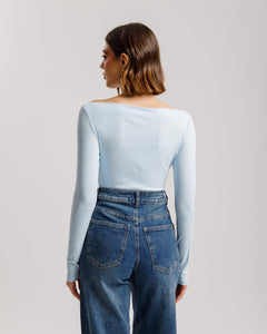 Maglia basic con scollo - 5612
