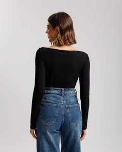 Maglia basic con scollo - 5612