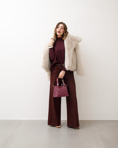 Pantaloni ampi con cintura - M774