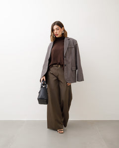 Pantaloni ampi con cintura - M774