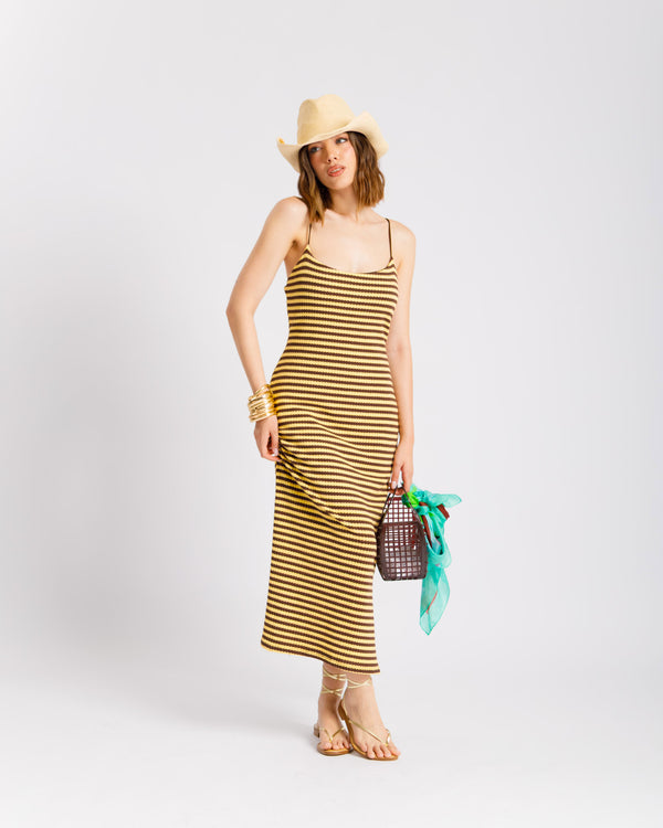 Abito lungo in maglia - 57893