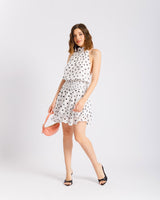 Abito a pois con colletto - 7948