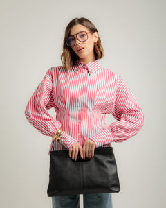 Camicia in cotone con strass - 81476 slc