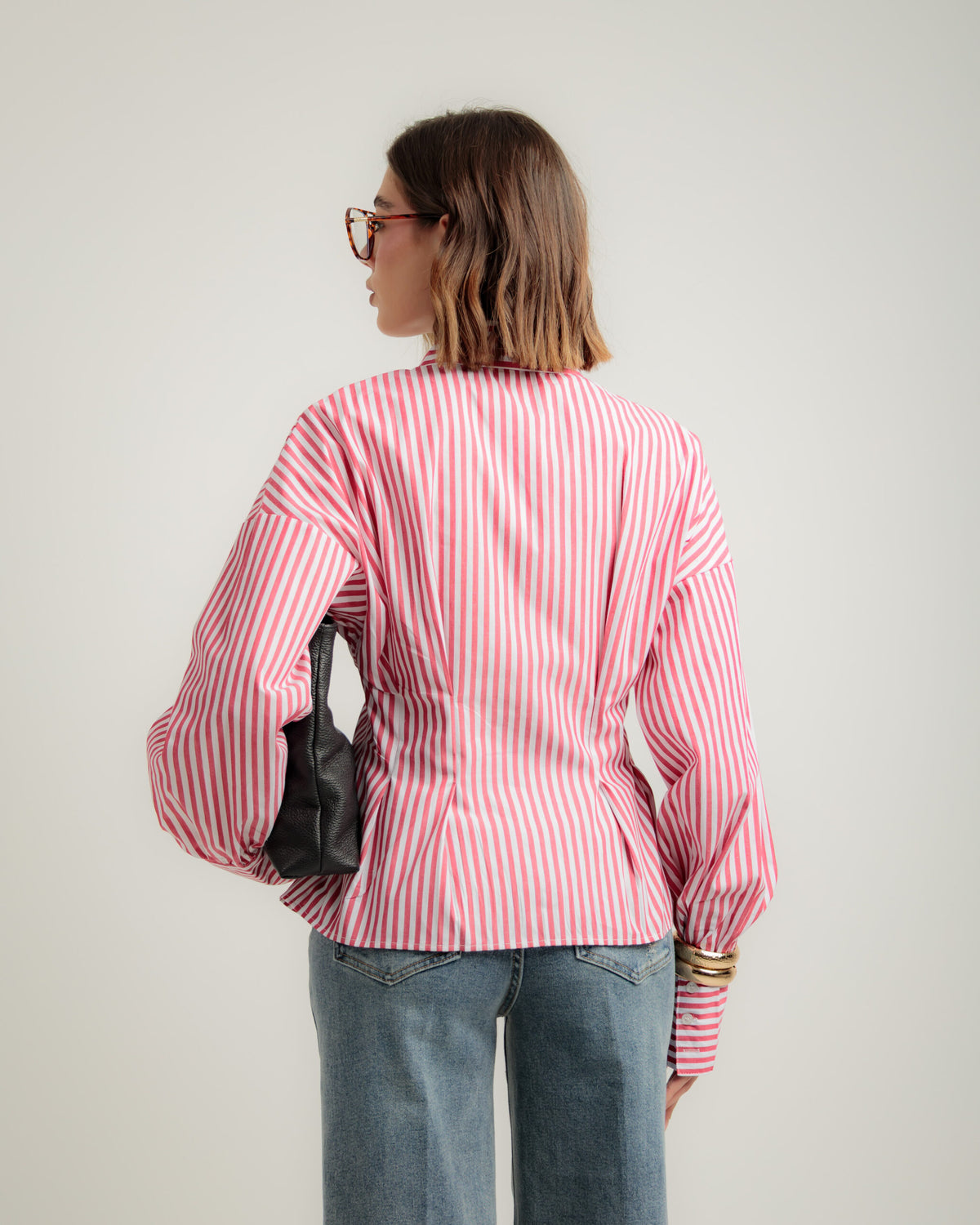Camicia in cotone con strass - 81476 slc