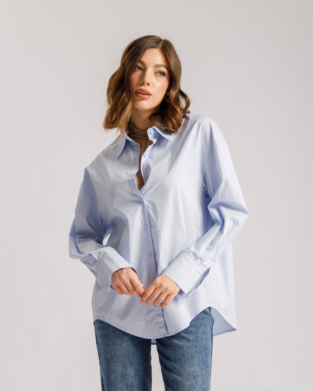Camicia in cotone basic - M7533
