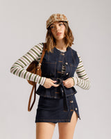 Coord-set in denim - 87455