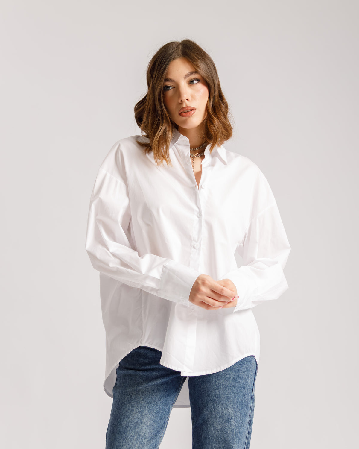 Camicia in cotone basic - M7533