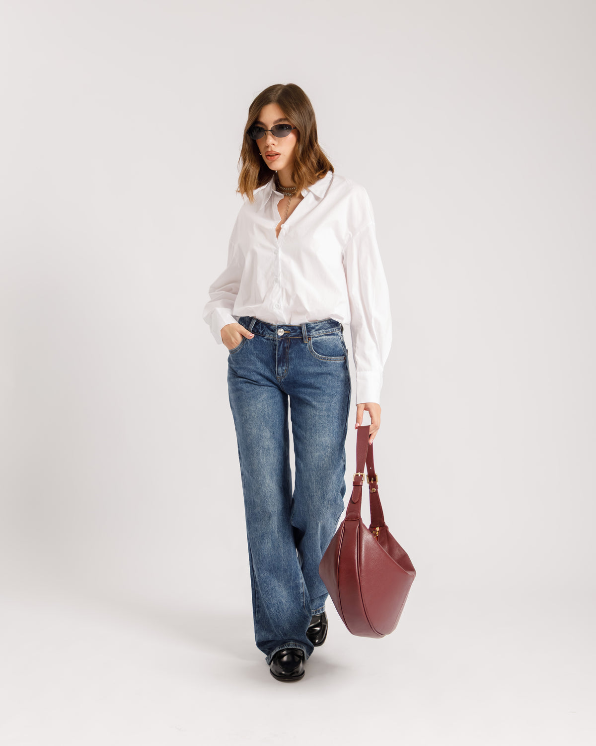Jeans wide leg - 9682