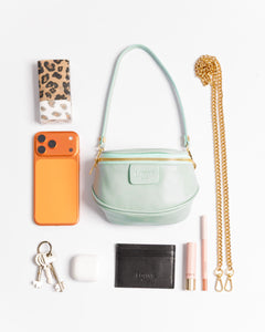 Borsa NEW ISABELLA micro acqua azzurra - LOVING BAGS