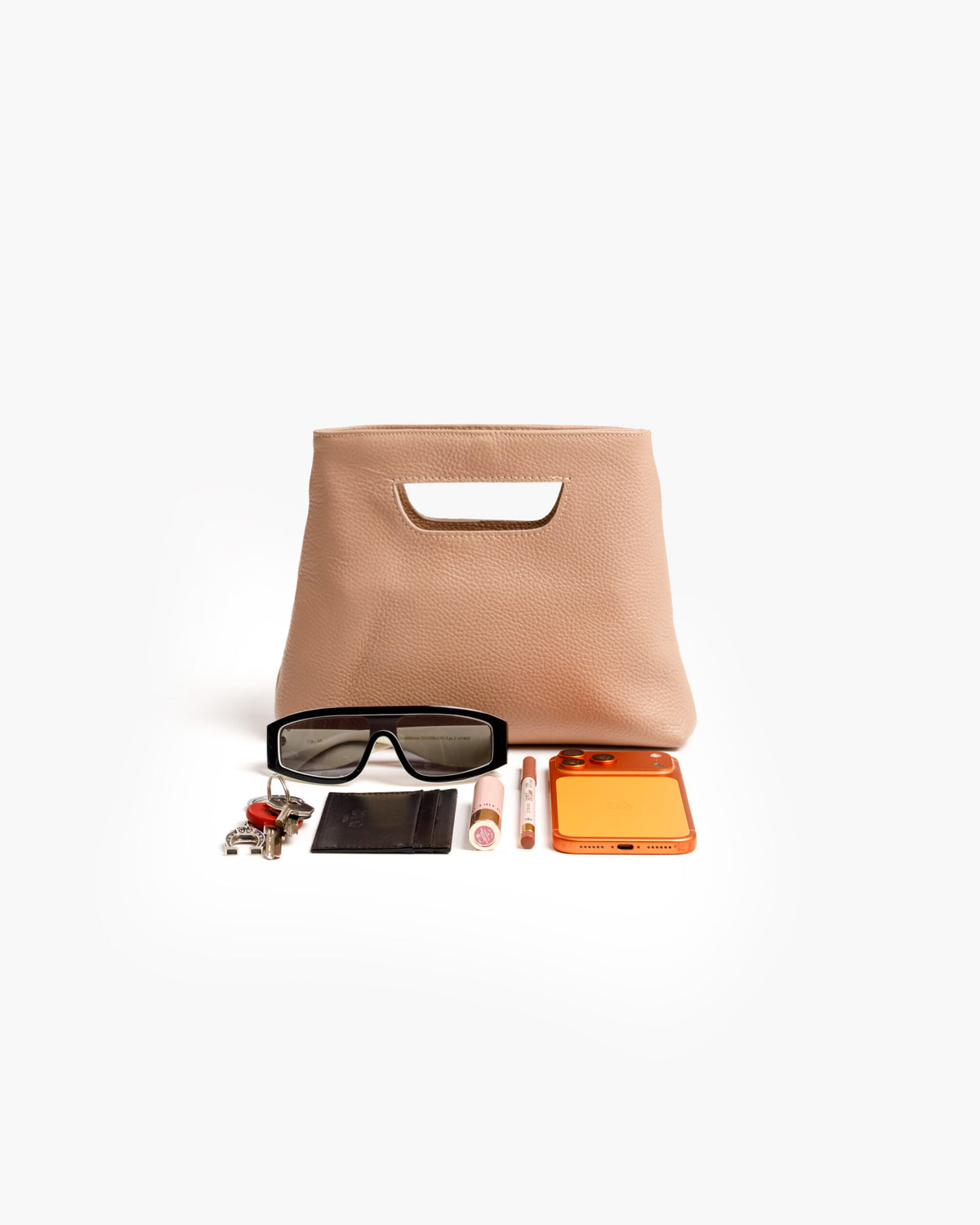Borsa in pelle NANO GRACE rosa - LOVING BAGS