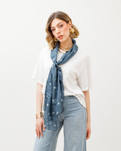 Foulard in seta stampato - RSC030