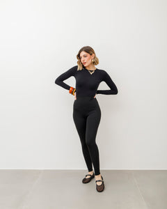 Leggings in lycra vita alta – P1560