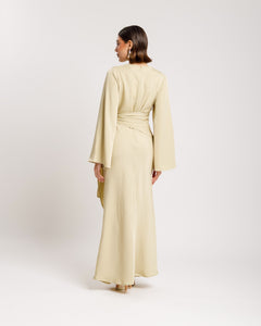 Abito lungo con pareo - PF395 slc