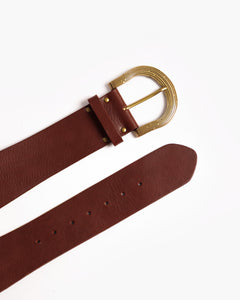 Cintura alta in pelle - 2142/20