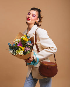 Borsa NEW ISABELLA baby marrone - LOVING BAGS