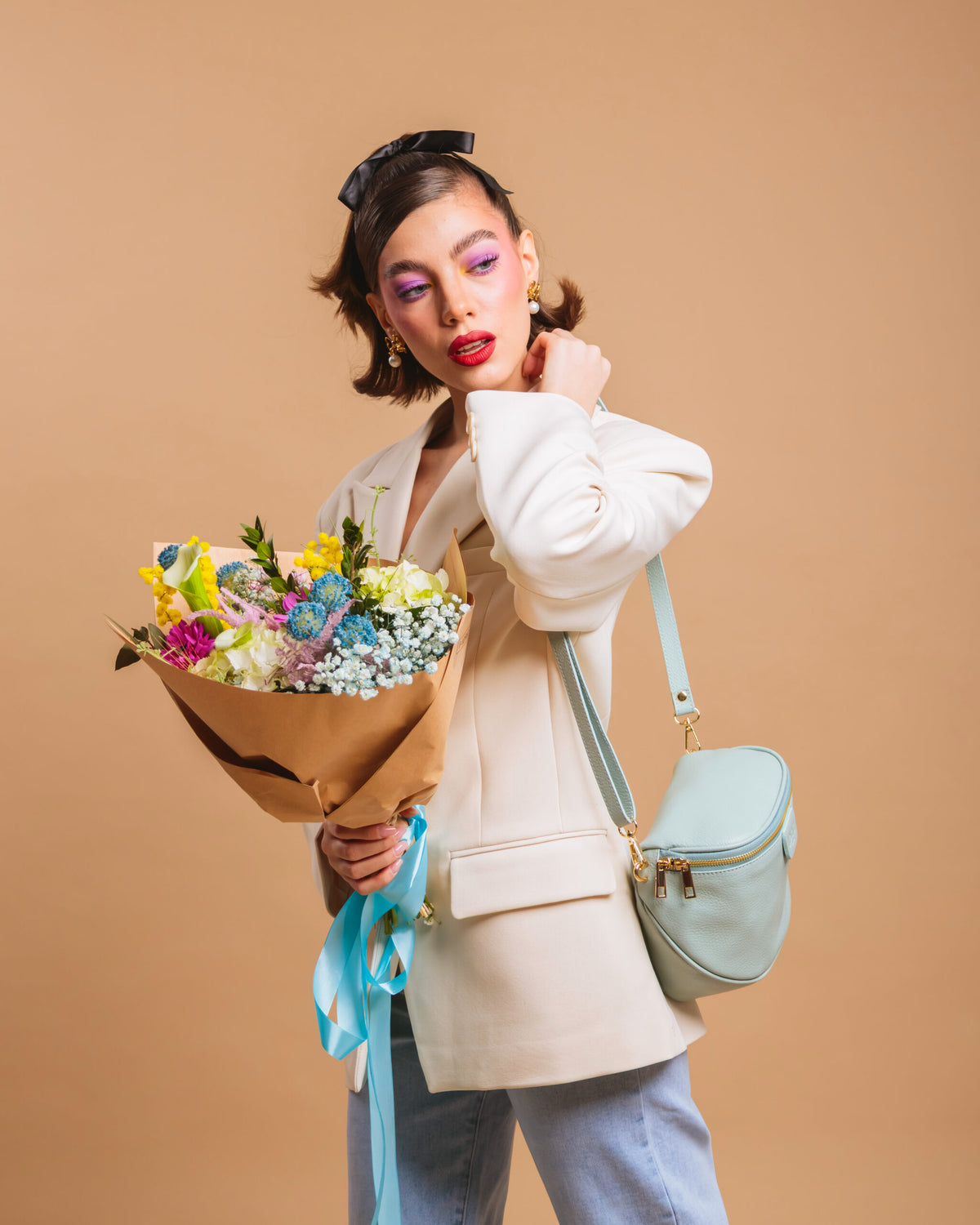 Borsa NEW ISABELLA baby acqua azzurra - LOVING BAGS
