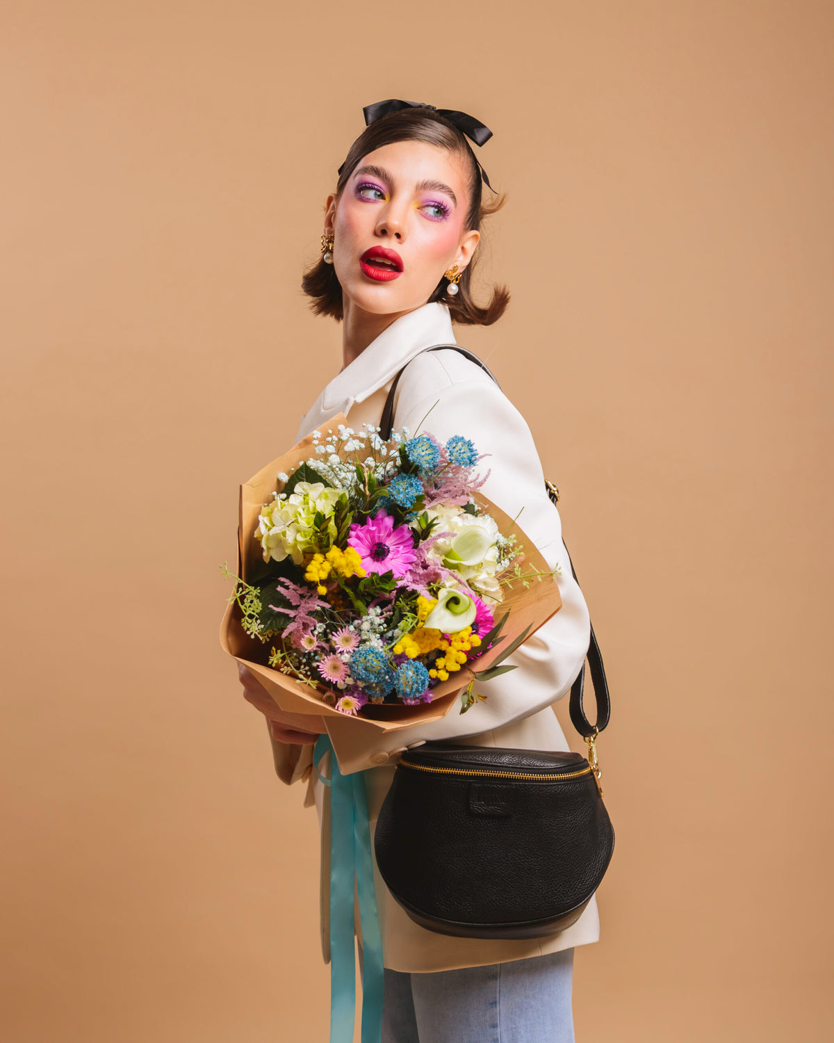 Borsa NEW ISABELLA baby nera  - LOVING BAGS