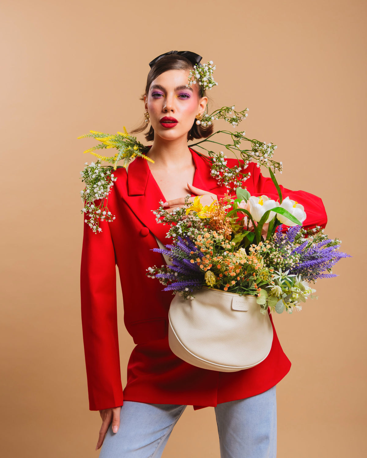 Borsa NEW ISABELLA latte - LOVING BAGS