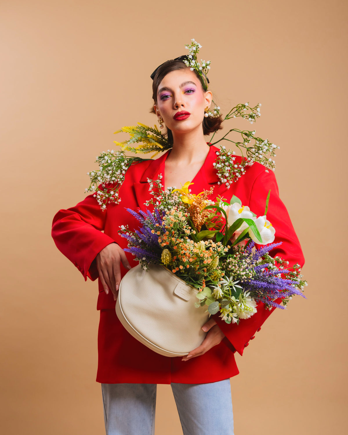 Borsa NEW ISABELLA latte - LOVING BAGS